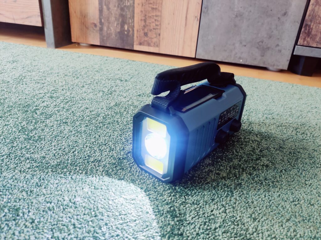 Zpincsipo XSY330 Kurbelradio Taschenlampe Abblendlicht