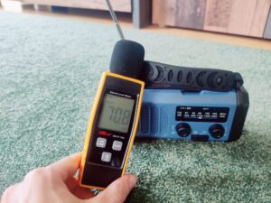 Zpincsipo XSY330 Kurbelradio Lautstärke höchste Regelstufe