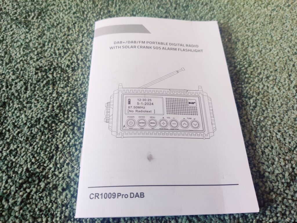 ROCAM CR 1009 Pro Kurbelradio Bedienungsanleitung