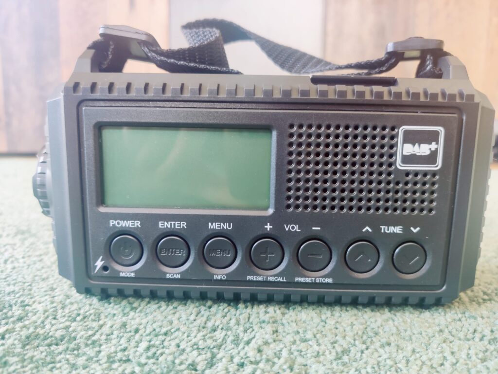 ROCAM CR 1009 Pro Kurbelradio vordere Tasten