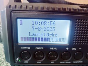ROCAM CR 1009 Pro Kurbelradio Lautstärkeregler