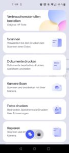 HP ENVY 6420e Tintenstrahldrucker App Funktionen 1