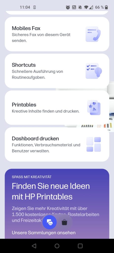 HP ENVY 6420e Tintenstrahldrucker App Funktionen 2