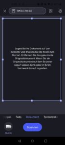 HP ENVY 6420e Tintenstrahldrucker App Scanoptionen