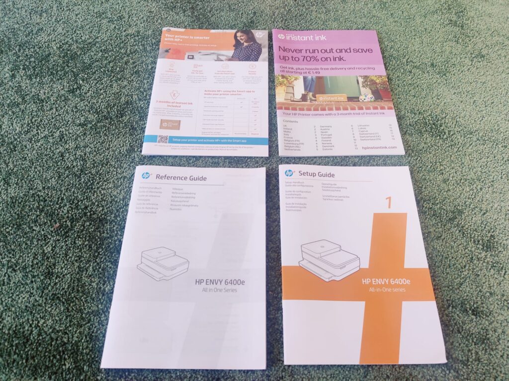 HP ENVY 6420e Tintenstrahldrucker mit Anleitungen