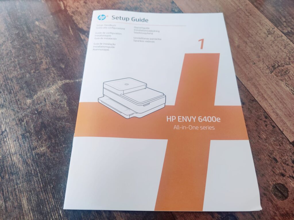 HP ENVY 6420e Tintenstrahldrucker Setup-Handbuch