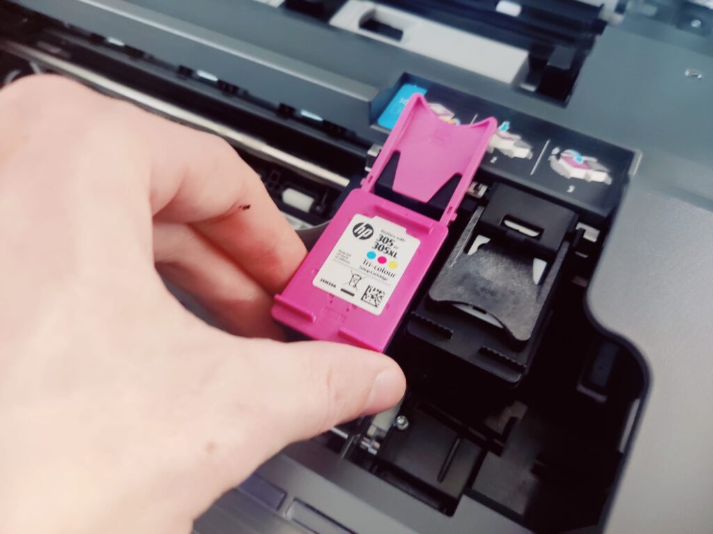 HP ENVY 6420e Tintenstrahldrucker Tintenpatronen einsetzen