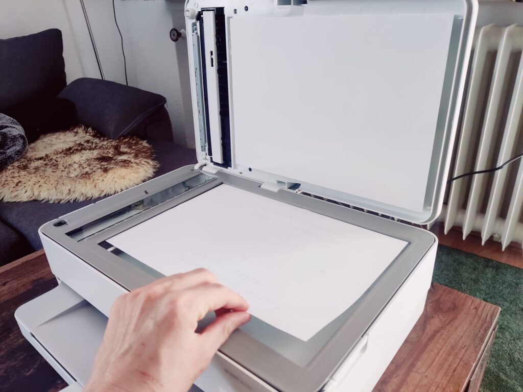 HP ENVY 6420e Tintenstrahldrucker Scanvorgang
