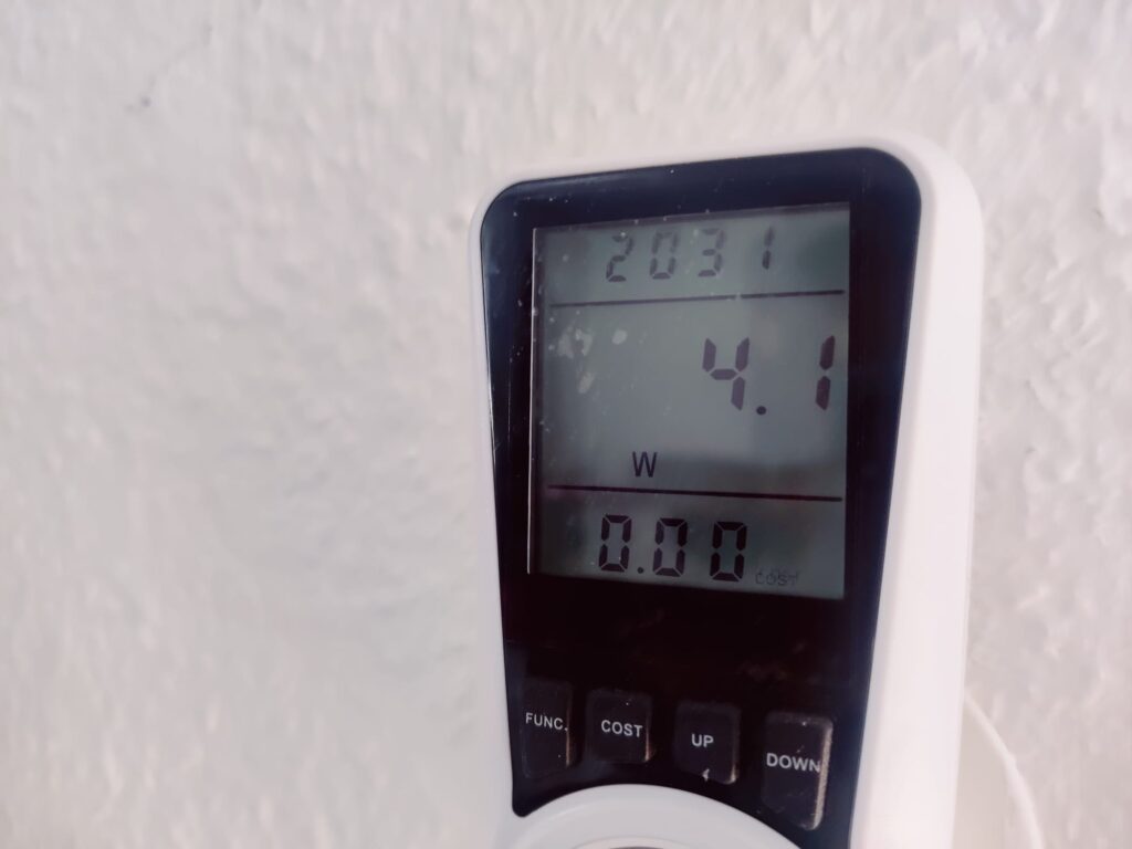 HP ENVY 6420e Tintenstrahldrucker Stromverbrauch im Standby