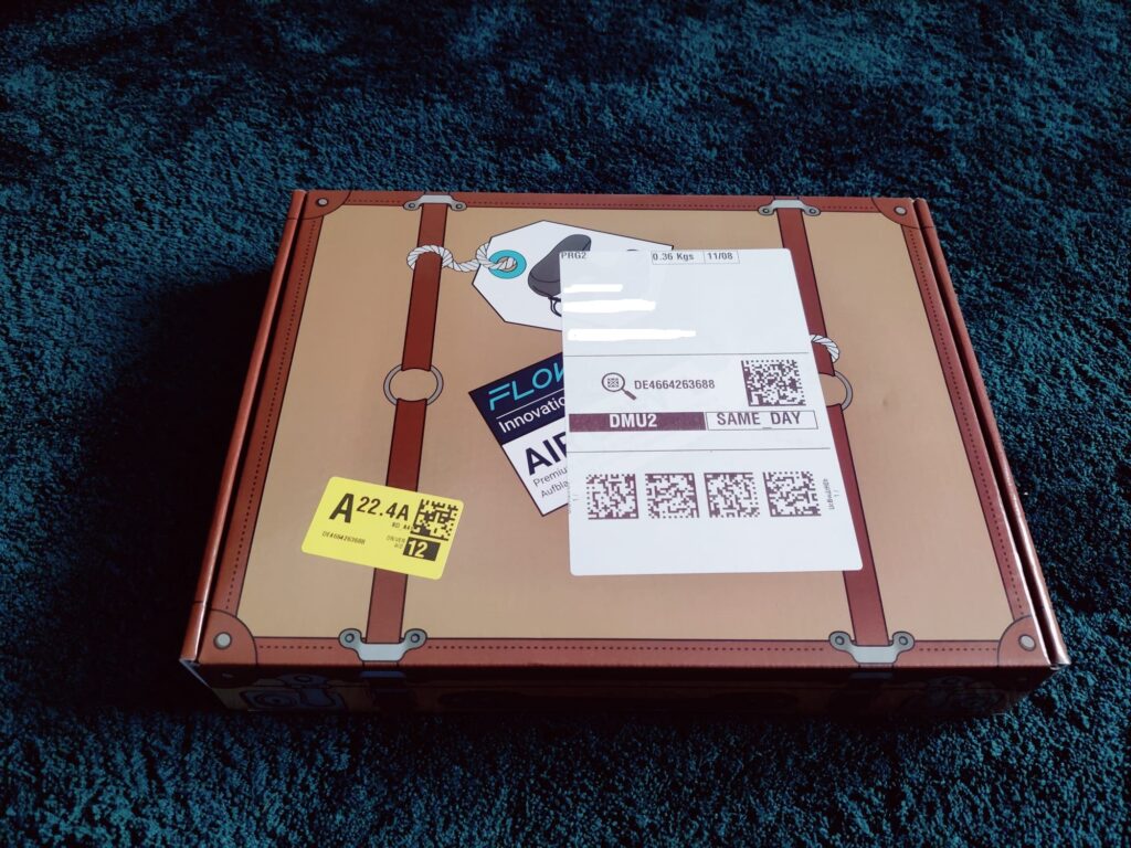FLOWZOOM Air Nackenkissen Verpackung