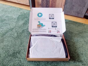 FLOWZOOM Air Nackenkissen Verpackung offen