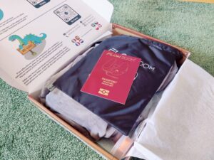 FLOWZOOM Air Nackenkissen in Verpackung