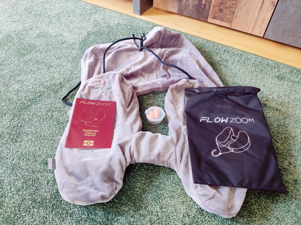 FLOWZOOM Air Nackenkissen mit Zubehör