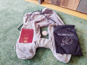 FLOWZOOM Air Nackenkissen mit Zubehör