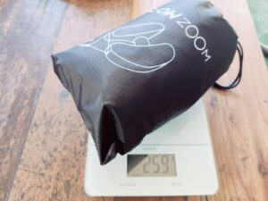 FLOWZOOM Air Nackenkissen Gewicht