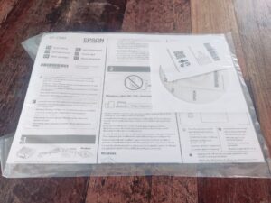 Epson Expression Premium XP-7100 Tintenstrahldrucker Anleitung verpackt