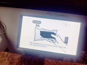 Epson Expression Premium XP-7100 Tintenstrahldrucker Display Anweisungen