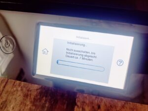 Epson Expression Premium XP-7100 Tintenstrahldrucker initialisiert