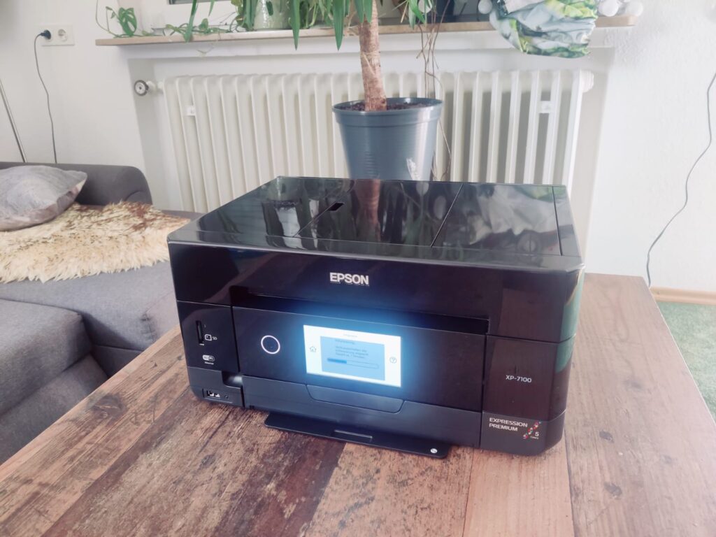 Epson Expression Premium XP-7100 Tintenstrahldrucker Einrichtung