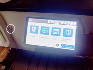 Epson Expression Premium XP-7100 Tintenstrahldrucker Display bereit