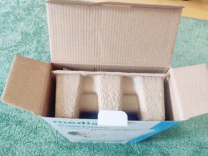 medisana LT 460 Tageslichtlampe Verpackung offen