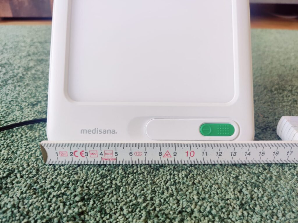 medisana LT 460 Tageslichtlampe Breite