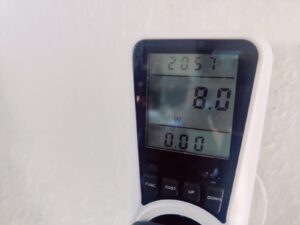medisana LT 460 Tageslichtlampe Stromverbrauch höhere Stufe