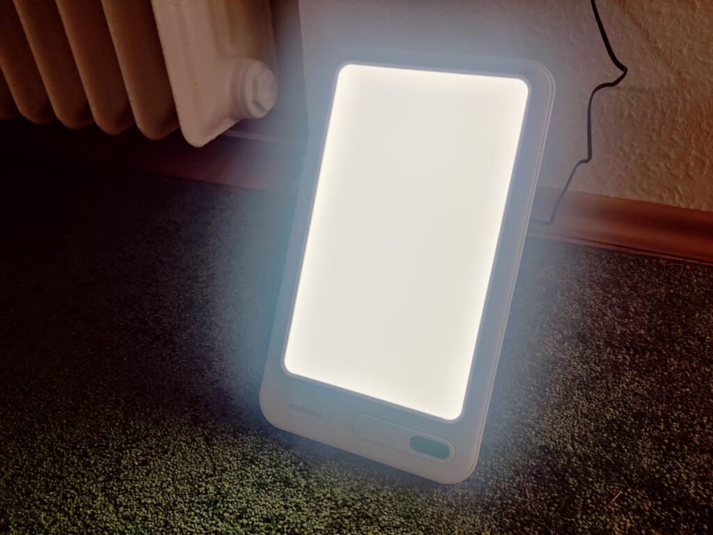 medisana LT 460 Tageslichtlampe niedrigere Stufe