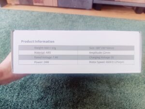 Lefity JX-703S Massagepistole Verpackung Informationen