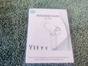 Lefity JX-703S Massagepistole Anleitung Englisch