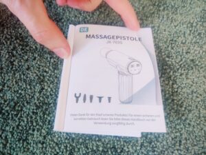 Lefity JX-703S Massagepistole Anleitung Deutsch