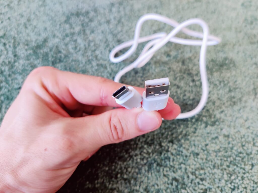 Lefity JX-703S Massagepistole USB-A-auf-USB-C-Ladekabel