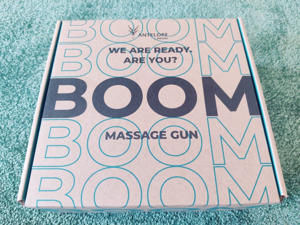 Beurer Antelope BOOM Massagepistole Verpackung
