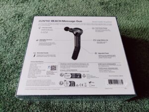 RENPHO Reach R-C007 Massagepistole Verpackung Rückseite