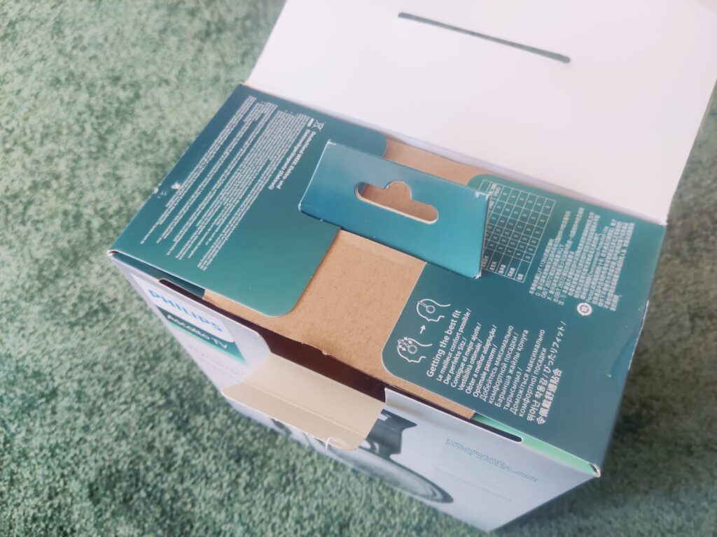 Philips Audio SHP2500/10 Over-Ear-Kopfhörer Verpackung Tragegriff