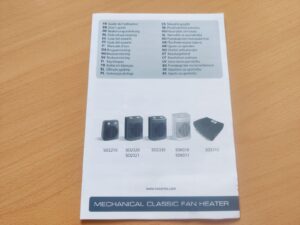 Rowenta Instant Comfort Aqua SO6511 Heizlüfter Bedienungsanleitung