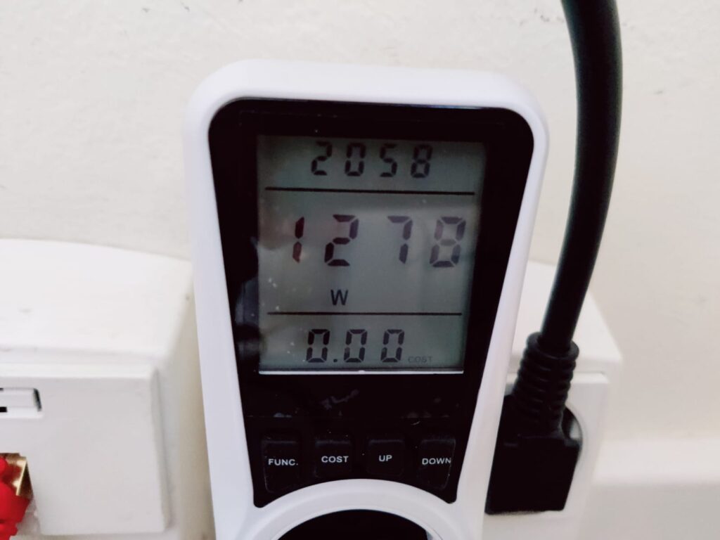 Rowenta Instant Comfort Aqua SO6511 Heizlüfter Stromverbrauch im Eco-Modus