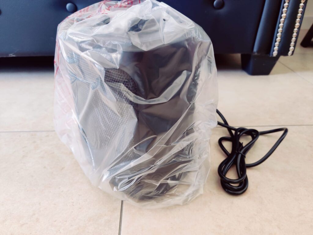 Pelonis PHF101BPBHDE Heizlüfter in Plastikfolie