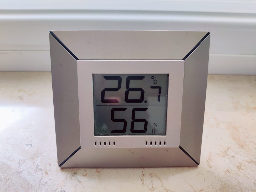 Pelonis PHF101BPBHDE Heizlüfter Temperatur am Testende