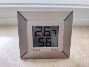 Pelonis PHF101BPBHDE Heizlüfter Temperatur am Testende