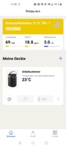 Philips 3000 Series CX3120/01 Heizlüfter App eingerichtet
