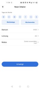 Philips 3000 Series CX3120/01 Heizlüfter App Zeitplan erstellen
