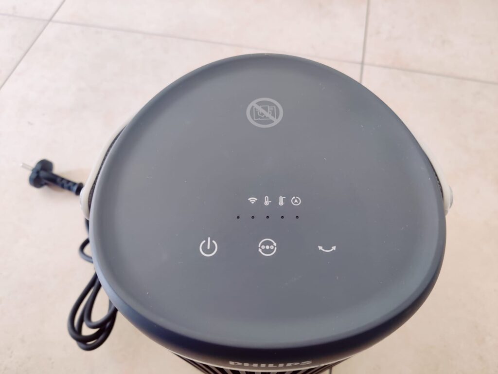 Philips 3000 Series CX3120/01 Heizlüfter Touch-Bedienfeld