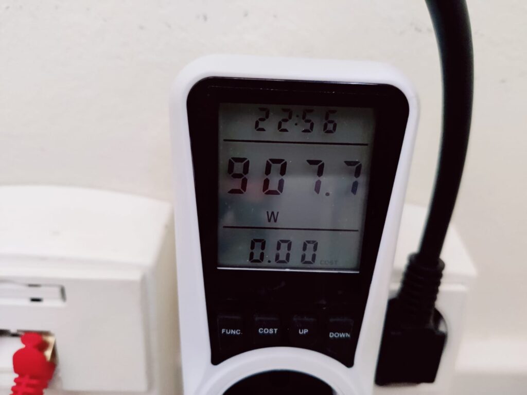 Philips 3000 Series CX3120/01 Heizlüfter Stromverbrauch niedrigste Stufe