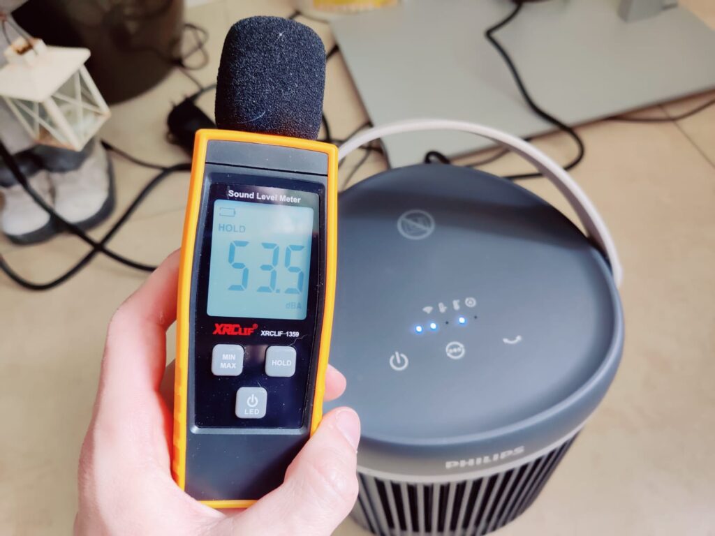 Philips 3000 Series CX3120/01 Heizlüfter Lautstärke höchste Stufe