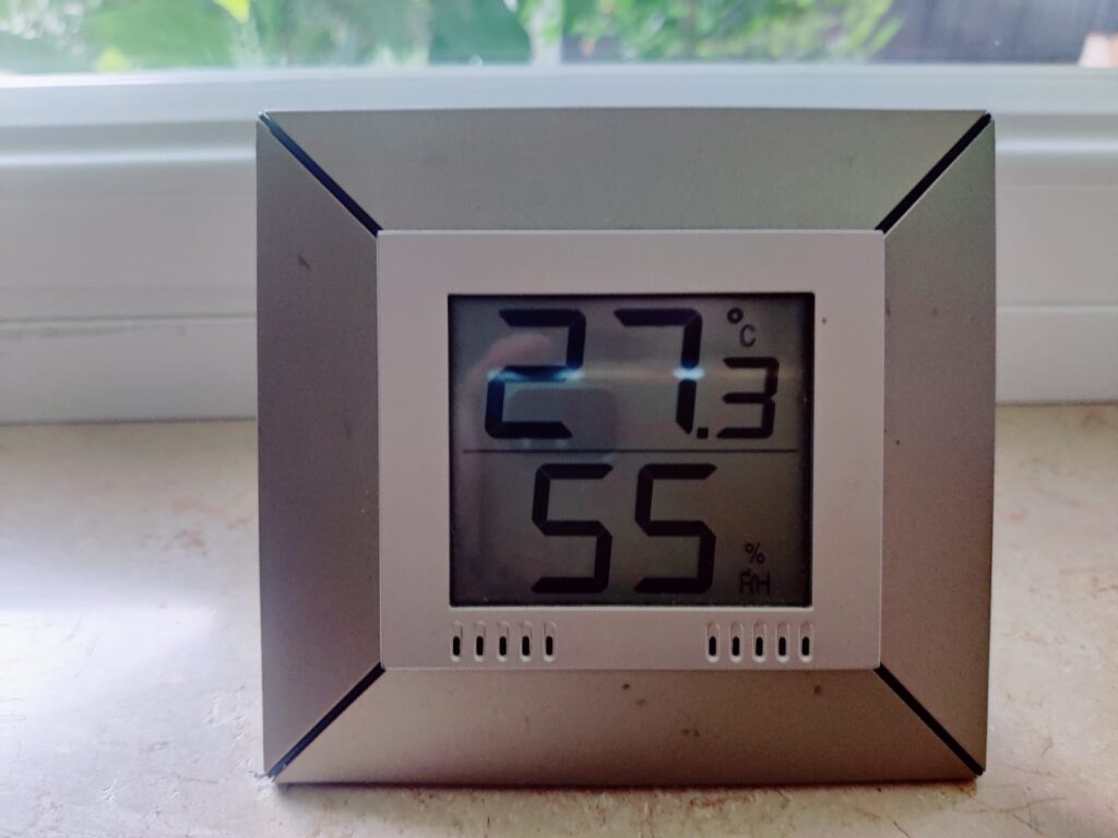 Philips 3000 Series CX3120/01 Heizlüfter Temperatur am Testende