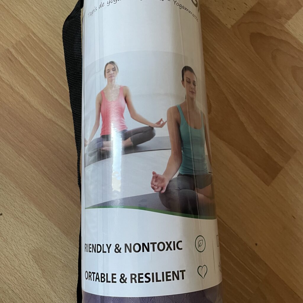 YOGATI Yogamatte Beipackzettel