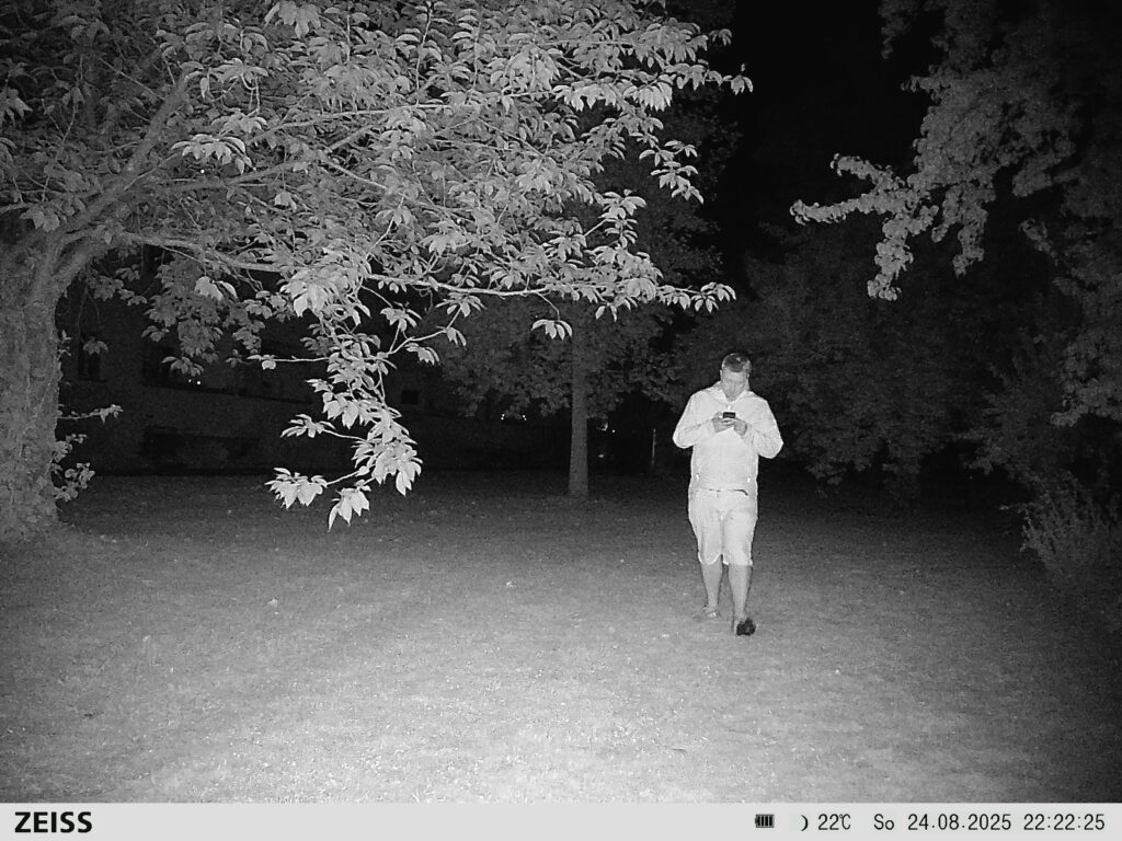 Zeiss Secacam 5 Wildkamera Nachtaufnahme