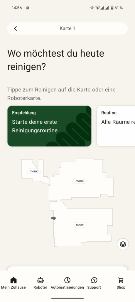 iRobot Roomba 105 Combo Wischroboter App6
