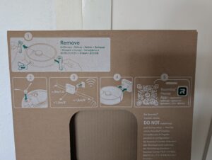 iRobot Roomba 105 Combo Wischroboter Verpackung Detail